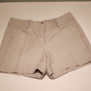 Ann Taylor Khaki Shorts Size 2 Cotton Blend